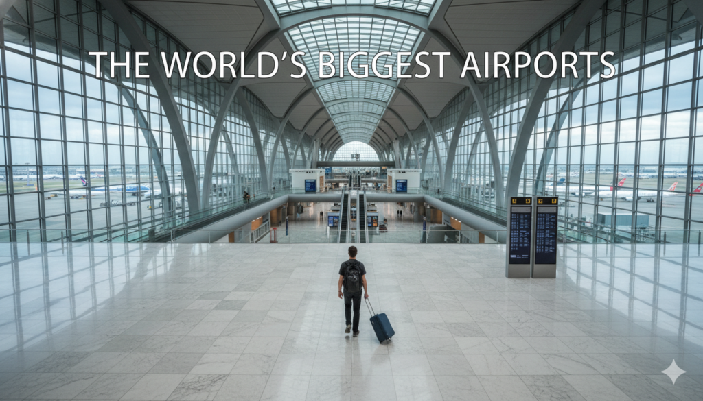 What is the Biggest Airport in the World? (2026 Rankings & Size)
