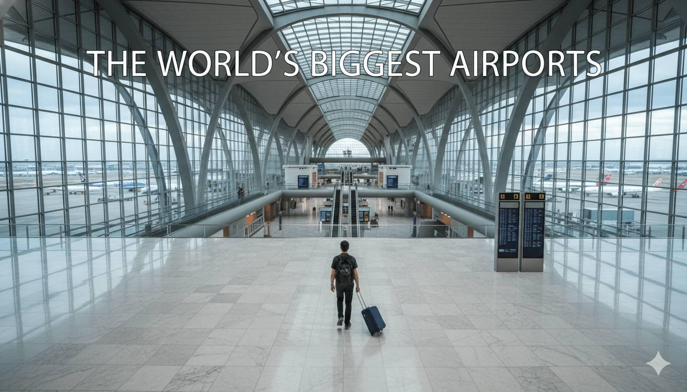 What is the Biggest Airport in the World? (2026 Rankings & Size)