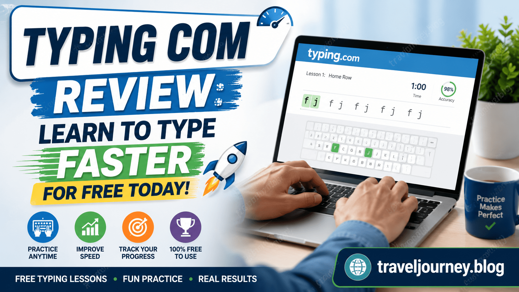 Typing com Review: Learn to Type Faster for Free Today!
