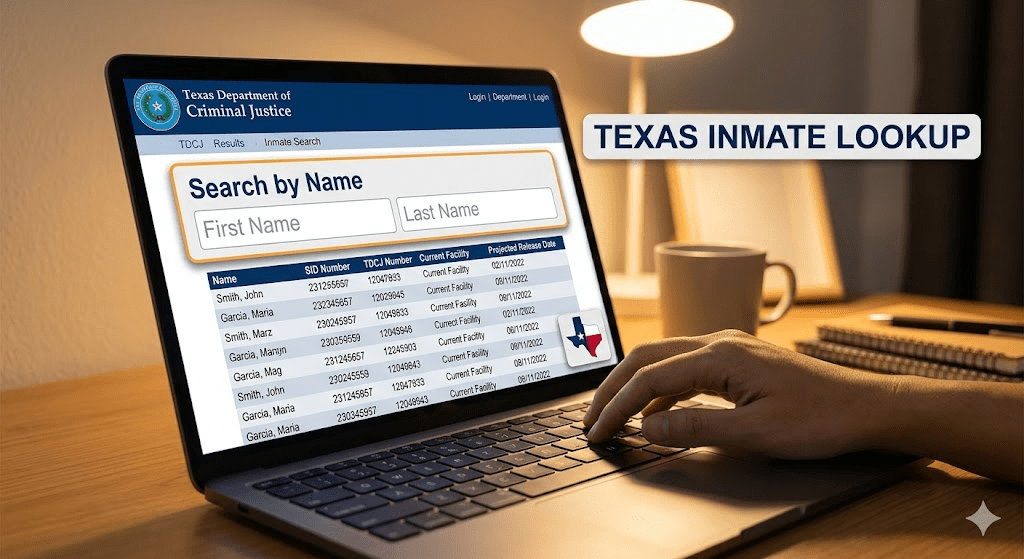 Texas Department of Criminal Justice (TDCJ): Easy Guide to Texas Inmate Lookup (2026)