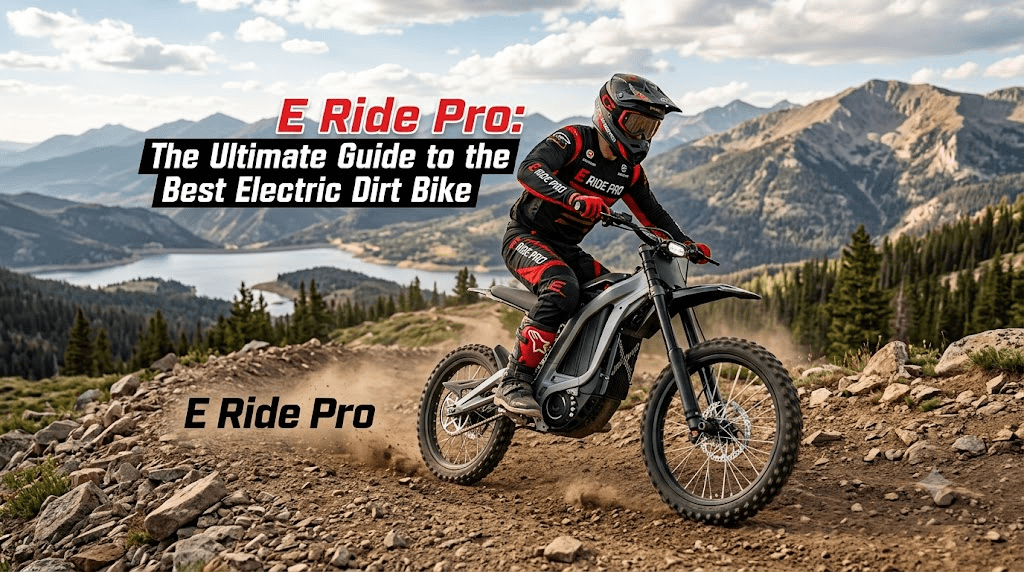 E Ride Pro: The Ultimate Guide to the Best Electric Dirt Bike